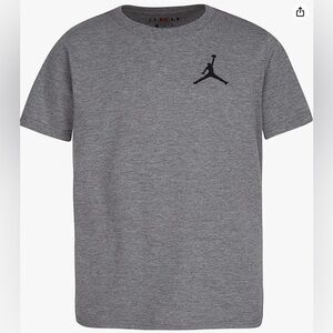 Air Jordan (L) Jumpman Grey T-Shirt - Short Sleeve Athletic Logo Tee